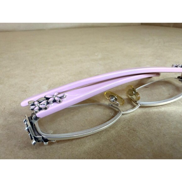 Brighton Love Daisy Readers Pink/Silver Rimless Eyeglasses Frames A20187 - 2.0 - Picture 6 of 10